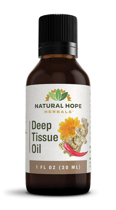 Herbal OilDEEP TISSUE OIL - Natural Warming Massage BlendhealthherbHerbal1ozSaving Shepherd