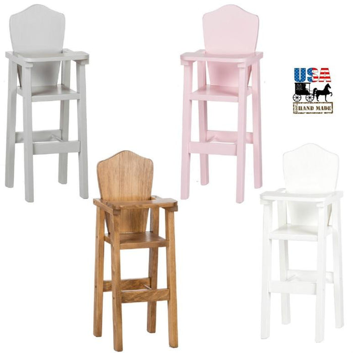 Greta's wooden shop doll high chair