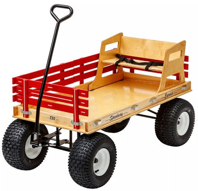 Lapp WagonsWagon Seat - Wood Bench with Seatbelt for All Speedway Express WagonsSaving Shepherd