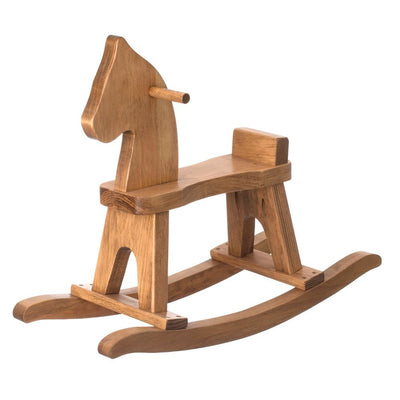 Wooden & Handcrafted ToysTODDLER ROCKING HORSE - Amish Handcrafted Wood Rocker Toy in HARVEST FINISHchildchildrenSaving Shepherd