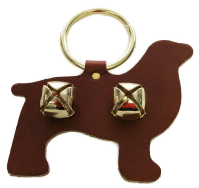 Door ChimeDOOR CHIME - LEATHER DOG with SLEIGH BELLS in 4 Colors - Amish Handmade in USAbellschimesSaving Shepherd