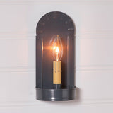 FIREPLACE SCONCE  - Primitive Tin Wall Fixture - Handcrafted in 4 Finishes
