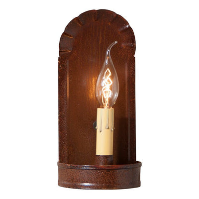 Country LightingFIREPLACE SCONCE - Primitive Tin Wall Fixture - Handcrafted in 4 Finishesaccent lightaccent lightingSaving Shepherd