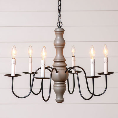 Chandeliers & Ceiling FixturesLARGE "GETTYSBURG" COLONIAL CHANDELIER - EARL GRAY FINISHceiling lightceiling light fixtureSaving Shepherd