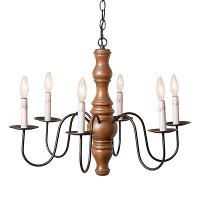 Chandeliers & Ceiling FixturesLARGE "GETTYSBURG" COLONIAL CHANDELIER - RUSTIC BROWN FINISHceiling lightceiling light fixtureSaving Shepherd