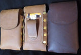 Handtooled LeatherHANDMADE LEATHER PHONE CASE & WALLET Dark w/ Stud Belt Holster iPHONE Plus GalaxyAmishbelt holsterSaving Shepherd