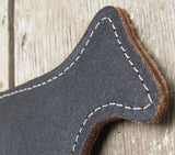 Handtooled LeatherLeather Cow Fly Swatter Amish Handmade Country Farm Decor5050 shadesSaving Shepherd