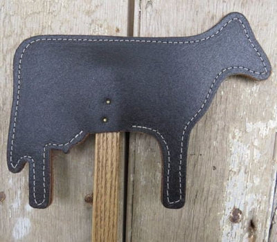Handtooled LeatherLeather Cow Fly Swatter Amish Handmade Country Farm Decor5050 shadesSaving Shepherd
