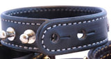 Handtooled LeatherLEATHER HORSE SNAFFLE BIT BRACELET Amish Handmade Black Zebra Print with Silver Equestrian HardwareAmishbarnSaving Shepherd