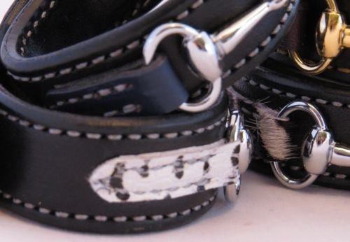 Handtooled Leather LEATHER HORSE SNAFFLE BIT BRACELET – Saving Shepherd