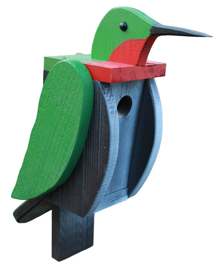 HUMMINGBIRD BIRDHOUSE - Ruby Throated Bird House