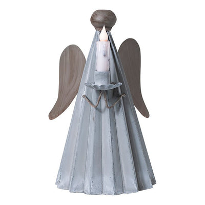 Candle Holders & AccessoriesANGEL CANDLESTICK HOLDER - Table Centerpiece Dinner Candle StandangelangelsSaving Shepherd