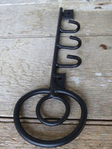 Key & Letter HoldersSKELETON KEY HOLDER - Wrought Iron Wall Hanger Hooks Amish Blacksmith USAAmish BlacksmithironSaving Shepherd