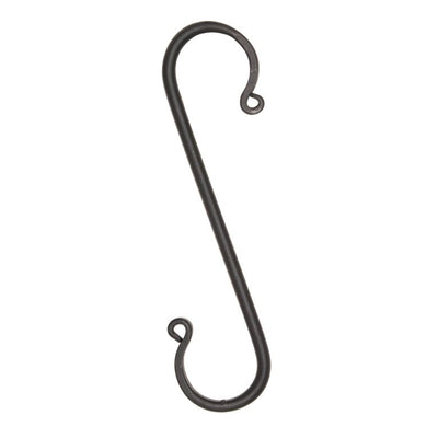 Norman Beiler Metalcraft6 Wrought Iron S Hooks - 7½" Hand Forged with ScrollsblacksmithironSaving Shepherd