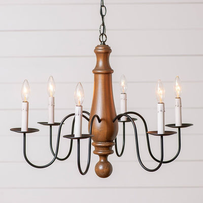Chandeliers & Ceiling FixturesHandcrafted 6-Arm LARGE NORFOLK Wood Chandelier MADE in the USAchandelierchandeliersSaving Shepherd