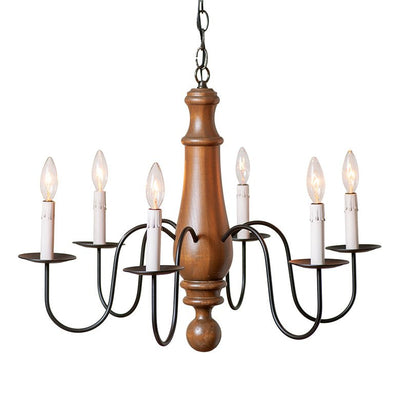 Chandeliers & Ceiling FixturesHandcrafted 6-Arm LARGE NORFOLK Wood Chandelier MADE in the USAchandelierchandeliersSaving Shepherd