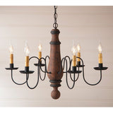 Chandeliers & Ceiling FixturesHandcrafted 6-Arm LARGE NORFOLK Wood Chandelier DISTRESSED MADE in the USAchandelierchandeliersSaving Shepherd