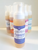Lavender Foaming Hand Soap & Sanitizer - Natural Anti-Bacterial with 100% Pure Essential Oils
