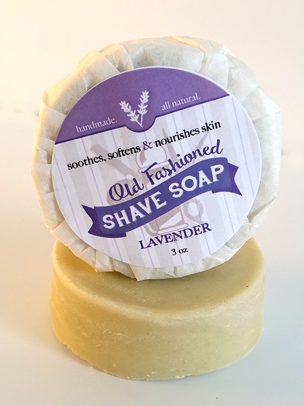 Shaving ProductsLavender Old Fashioned Shaving Soap Disk ~ All Natural Handmade 3oz Shave BarACEshavingSaving Shepherd