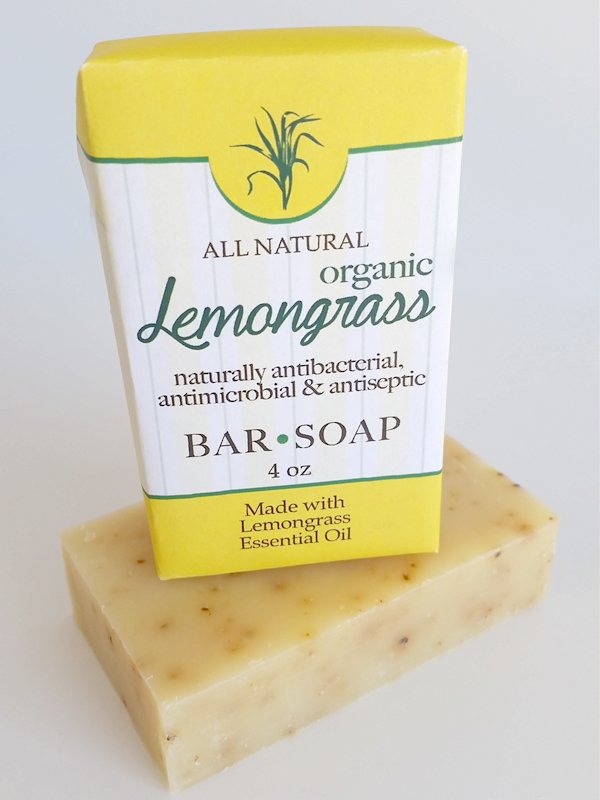 LemonGrass Antibacterial Antimicrobial Soap ~ All Natural Handmade  3.5oz