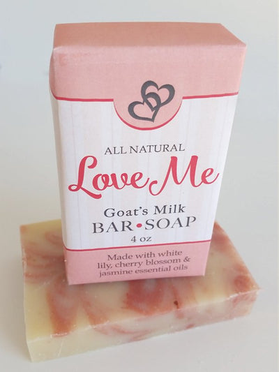 SoapLove Me Soap ~ Aromas of White Lily Geranium & Jasmine ~ All Natural Handmade 3.5ozACEsoapSaving Shepherd