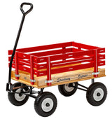 WagonCHILDREN'S WAGON with NO FLAT TIRES - Red Green Pink & Blue USAAmishWheelsfun & gamesoutdoorRedSaving Shepherd