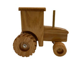 Wood ToyOAK CAB TRACTOR with HARVESTER - Amish Handmade Wooden Farm ToytoytoysSaving Shepherd