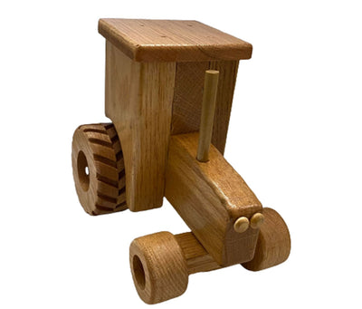 Wooden & Handcrafted ToysOAK CAB TRACTOR & FORAGE WAGON - Amish Handmade Wooden Farm ToytoytoysSaving Shepherd