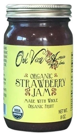 JamORGANIC STRAWBERRY JAM - 100% All Natural Blended Whole Fruit Preserve Spreadfarm marketjamSaving Shepherd
