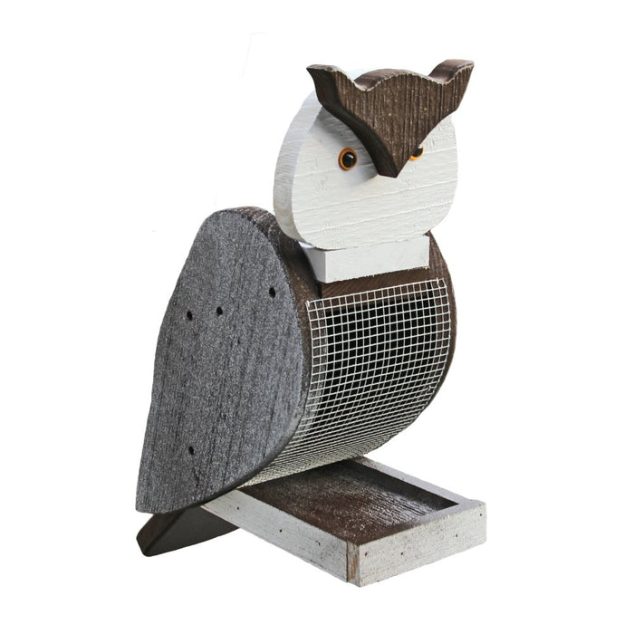 OWL BIRD FEEDER - Large & Bright Seed Feeder