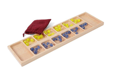 Wooden & Handcrafted ToysMancala Game Board - Amish Handmade Solid Maple with MarbleschildrentoysSaving Shepherd