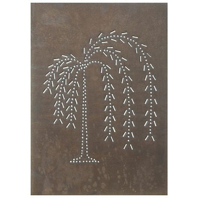 Punched Tin Panels4 Punched Tin Panels ~ Handcrafted Vertical Primitive WILLOW TREE Design in 4 Finishespunched tinpunched tin panelsSaving Shepherd