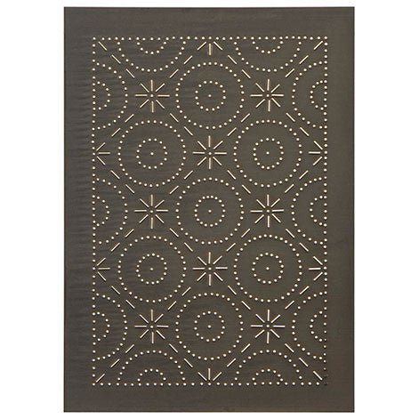 Old Mill Punched Tin Cabinet Panels. Panels only; select the finish and quantity before ordering.