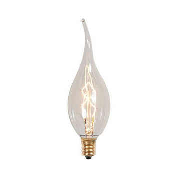 Light BulbsEdison Candelabra Light Bulb - Set of Ten (10) Vintage Flame Tipped Incandescent BulbsbulbbulbsSaving Shepherd