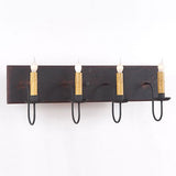 Country Lighting4 ARM CANDELABRA VANITY LIGHT ~ Primitive Wall Fixture in Hartford ColorsbathroombathroomvanitySaving Shepherd