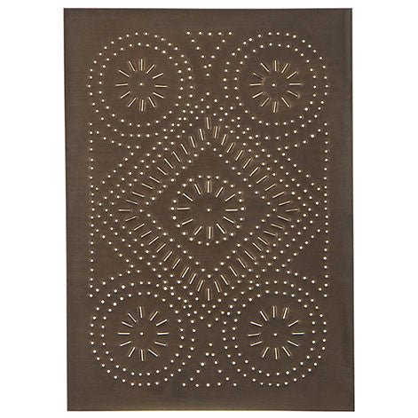 Diamond Punched Tin Cabinet Panels. Panels only; select the finish and quantity before ordering.