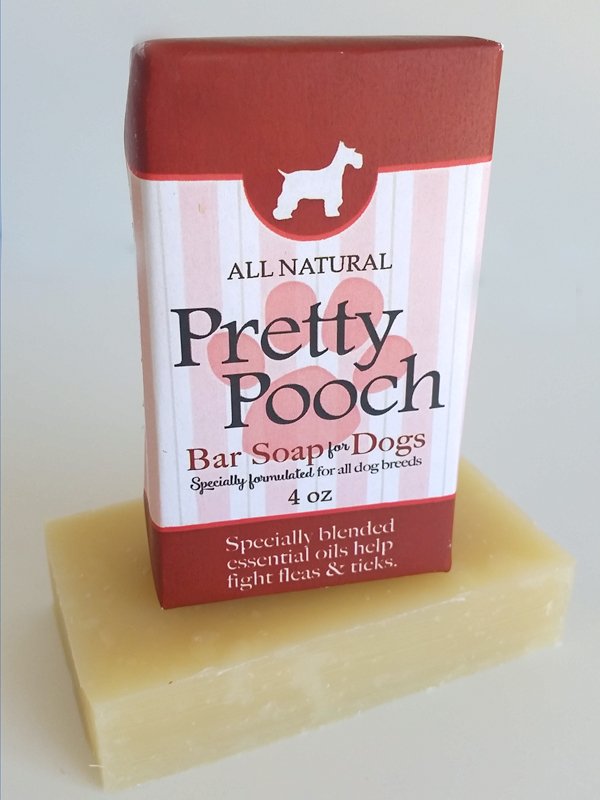 Handcrafted for PetsPRETTY POOCH BAR SOAP ~ Special Flea & Tick 3 Essential Oil Formula for DogsACEpoochSaving Shepherd