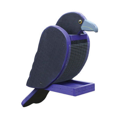 Bird FeederRAVEN BIRD FEEDER - Purple & Black Baltimore Ravens Seed Feedersbirdbird feederSaving Shepherd