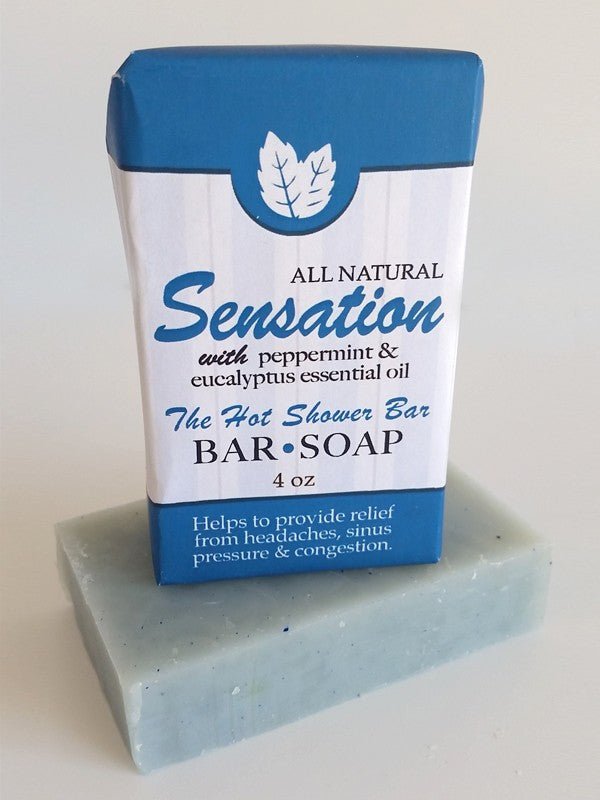 SoapSensation Soap ~ All Natural Handmade with Peppermint & Eucalyptus 3.5ozACEsoapSaving Shepherd