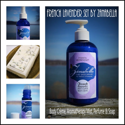 Skin CareFRENCH LAVENDER AROMATHERAPY GIFT SET - Creme, Body Mist , Perfume & SoapACEbar soapSaving Shepherd