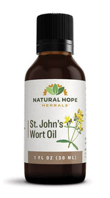 ST. JOHN'S WORT OIL - Organic Herbal Inflammation and Skin Irritations Relief