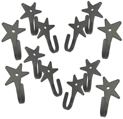 Wrought IronCOUNTRY STAR HOOK - Solid Wrought Iron Wall Hooks Amish Blacksmith USAaccessoriesaccessorySaving Shepherd