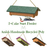 Bird Feeder2 CAKE UPSIDE DOWN FEEDER - 4 Season All Weather Suet Feederbirdbird feederSaving Shepherd