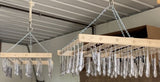 Drying Rack49 AMISH CLOTHESPIN DRYING RACK - Super Grip"Clip & Drip" Clothes Pin Hangerdrying racklaundrylaundry rackSaving Shepherd