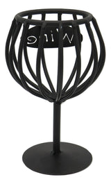 Wrought IronWINE CORK HOLDER - Wrought Iron Glass Storage Rack USAcaddycoat rackSaving Shepherd