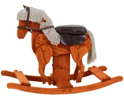 Wooden & Handcrafted ToysGALLOPING ROCKING HORSE - Solid Oak "Clackity" Hobby Horsechildrenchildren furnitureSaving Shepherd