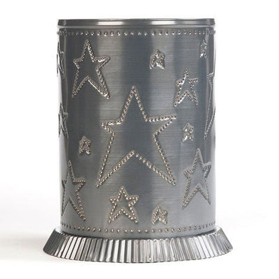 Country LightingPUNCHED TIN CANDLE WARMER Country Stars Pattern Handmade Accent Light in 3 Finishes USAaccentaccent lightSaving Shepherd