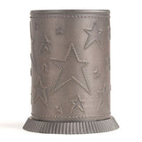 Country LightingPUNCHED TIN CANDLE WARMER Country Stars Pattern Handmade Accent Light in 3 Finishes USAaccentaccent lightSaving Shepherd