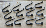 HORSESHOE NAIL HAMMER IN HOOKS - Handmade Wrought Iron Hanger Lot USASaving Shepherd
