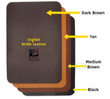 Checkbook CoverCHECKBOOK COVER - Genuine English Bridle Leather in 4 Colorscheckbookgenuine leatherSaving Shepherd